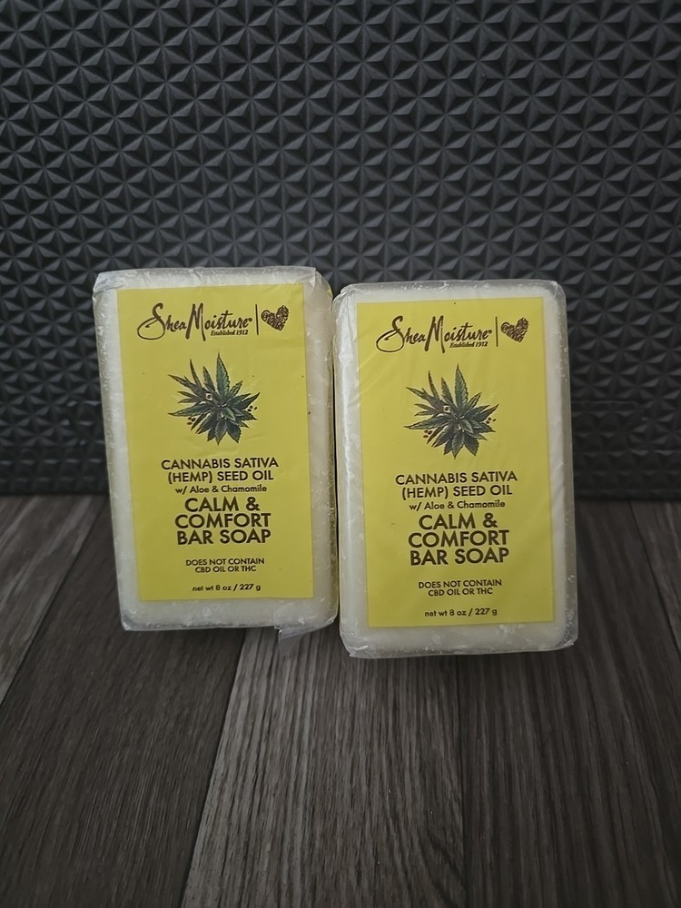 Hemp Seed Oil Calm & Comfort Bar Soap with Aloe Chamomile 8oz by Shea Moisture