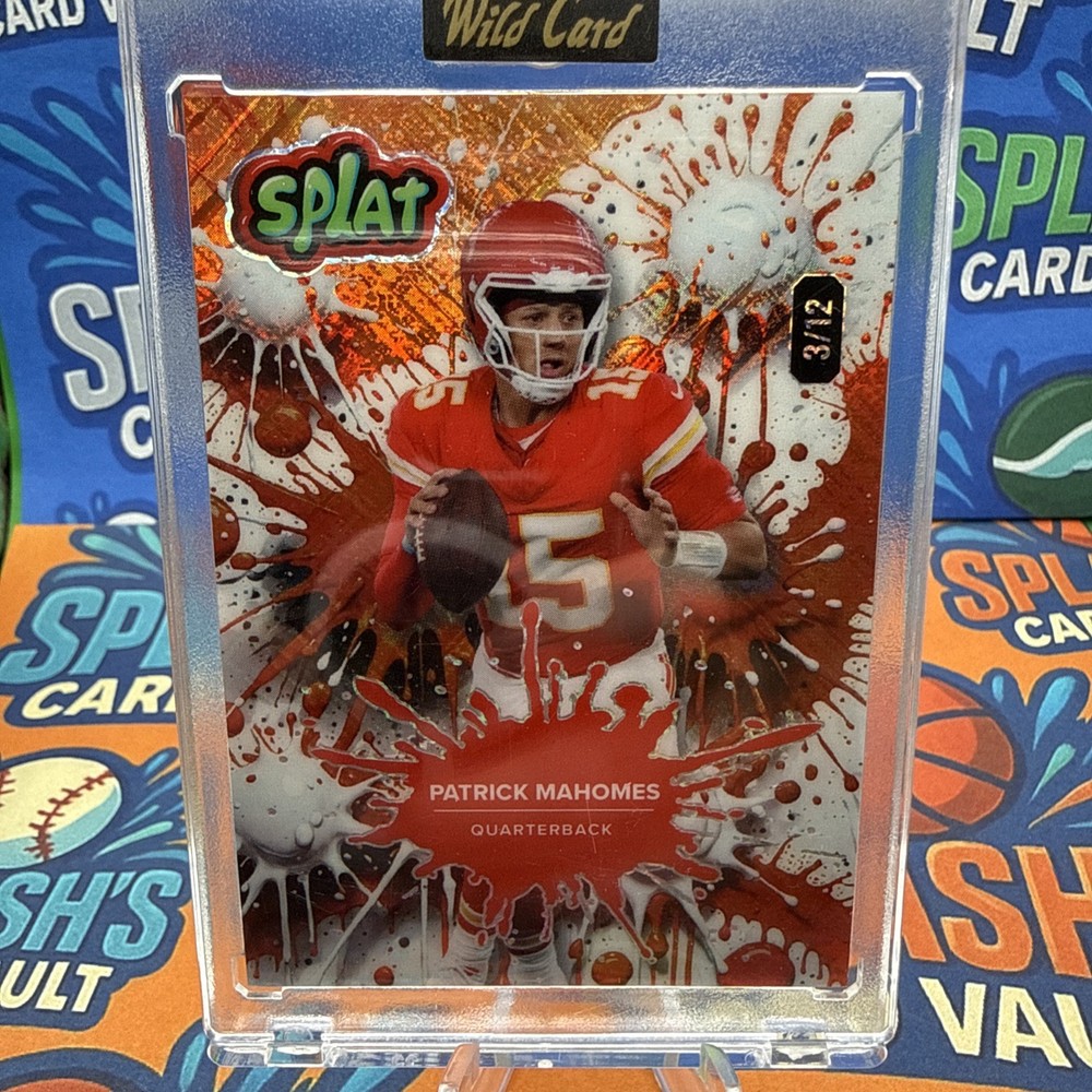 Patrick Mahomes Splat Wild Card 3/12