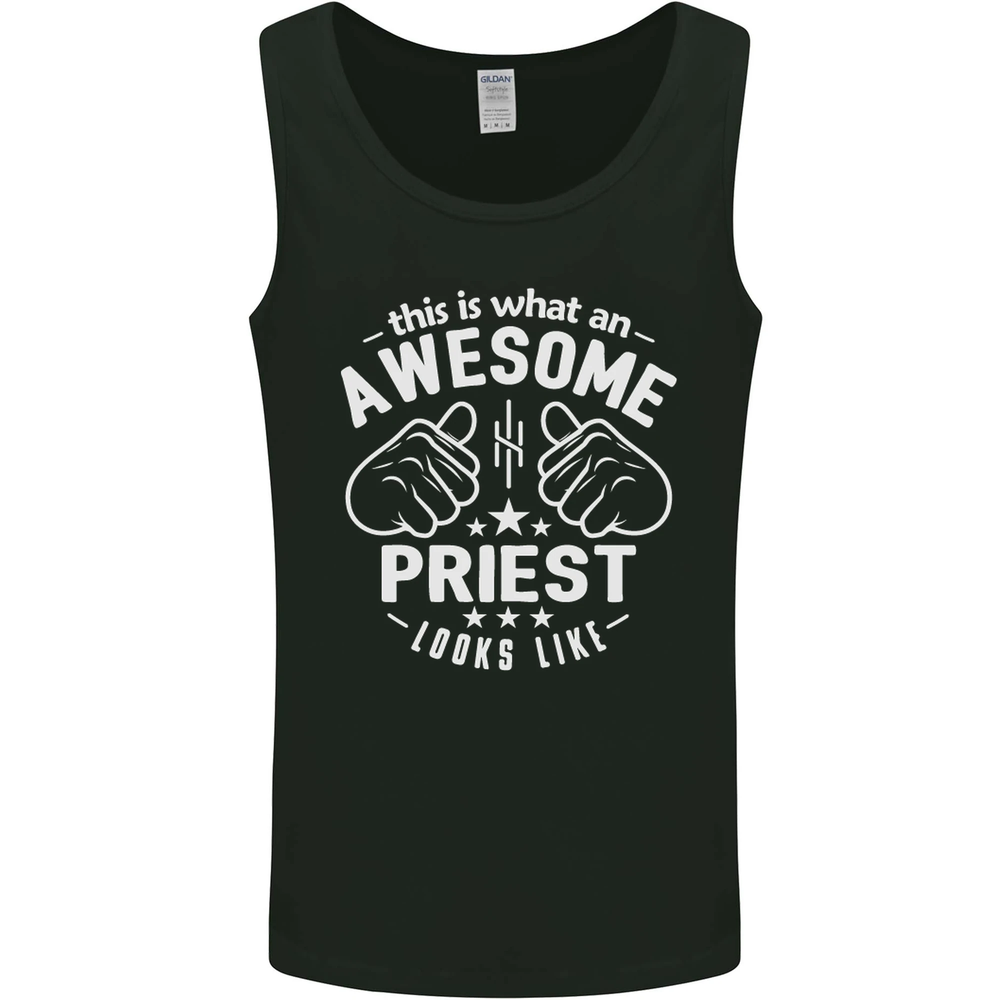 This Is What an Awesome Priest Looks Like Mens Vest Tank Top