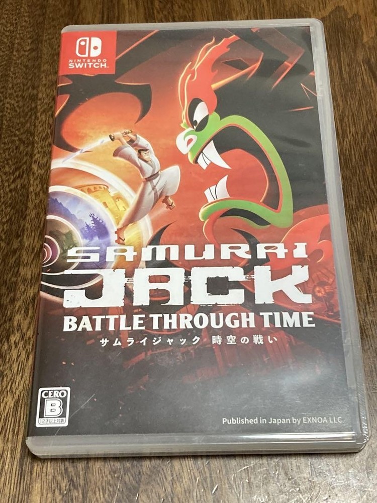Samurai Jack Battle Through Time Switch EXNOA Japan Edition with Case 91