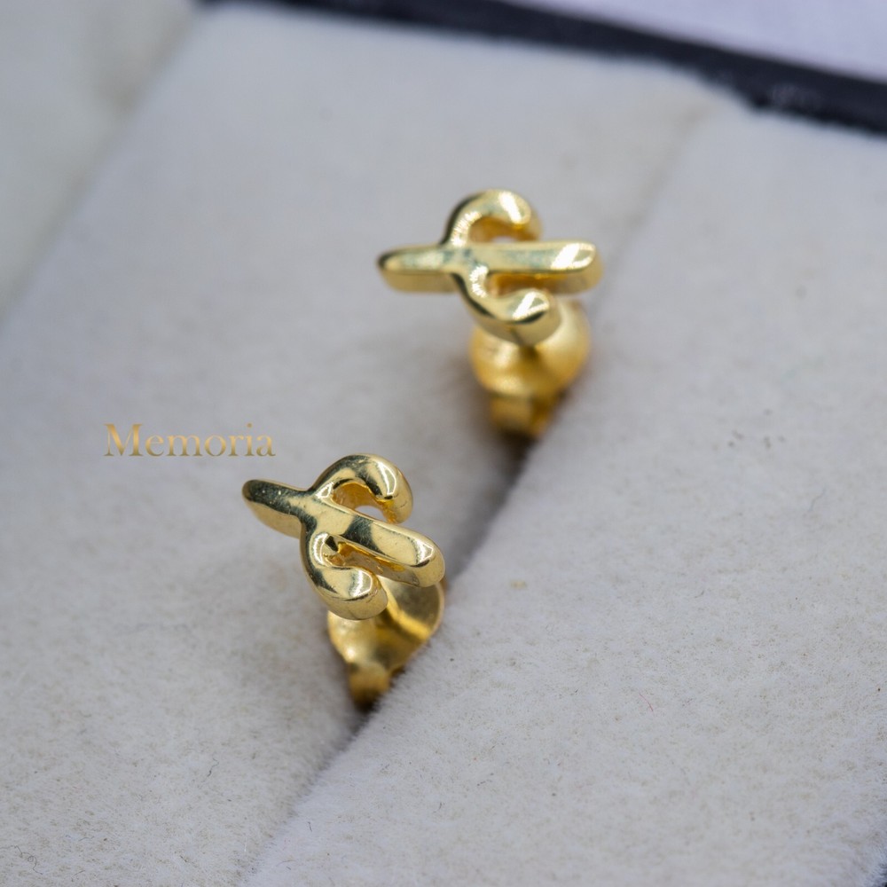 925 Silver Cactus Stud Earrings Minimalist Handmade Jewelry Christmas Day Sale-image