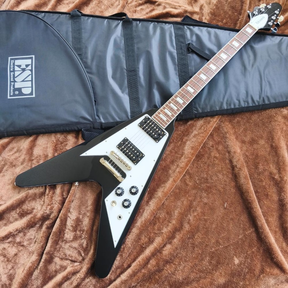 Edwards E-FV-LTD Flying V Guitar with Secure Packaging
