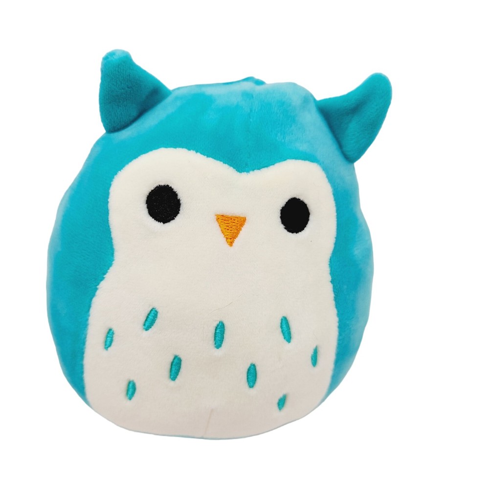 Squishmallow 5 Inch Turquoise 'Winston' The Owl Stuffed Plush Toy teal 5