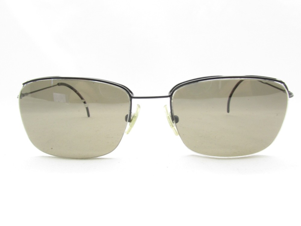 CALVIN KLEIN 387S HALF RIM BLACK SPORTS WRAP EYEGLASSES FRAMES 53-18-135 117925