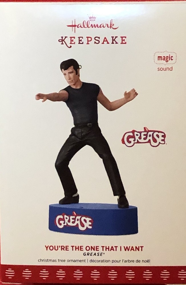 2017 Hallmark Grease Ornament Featuring John Travolta