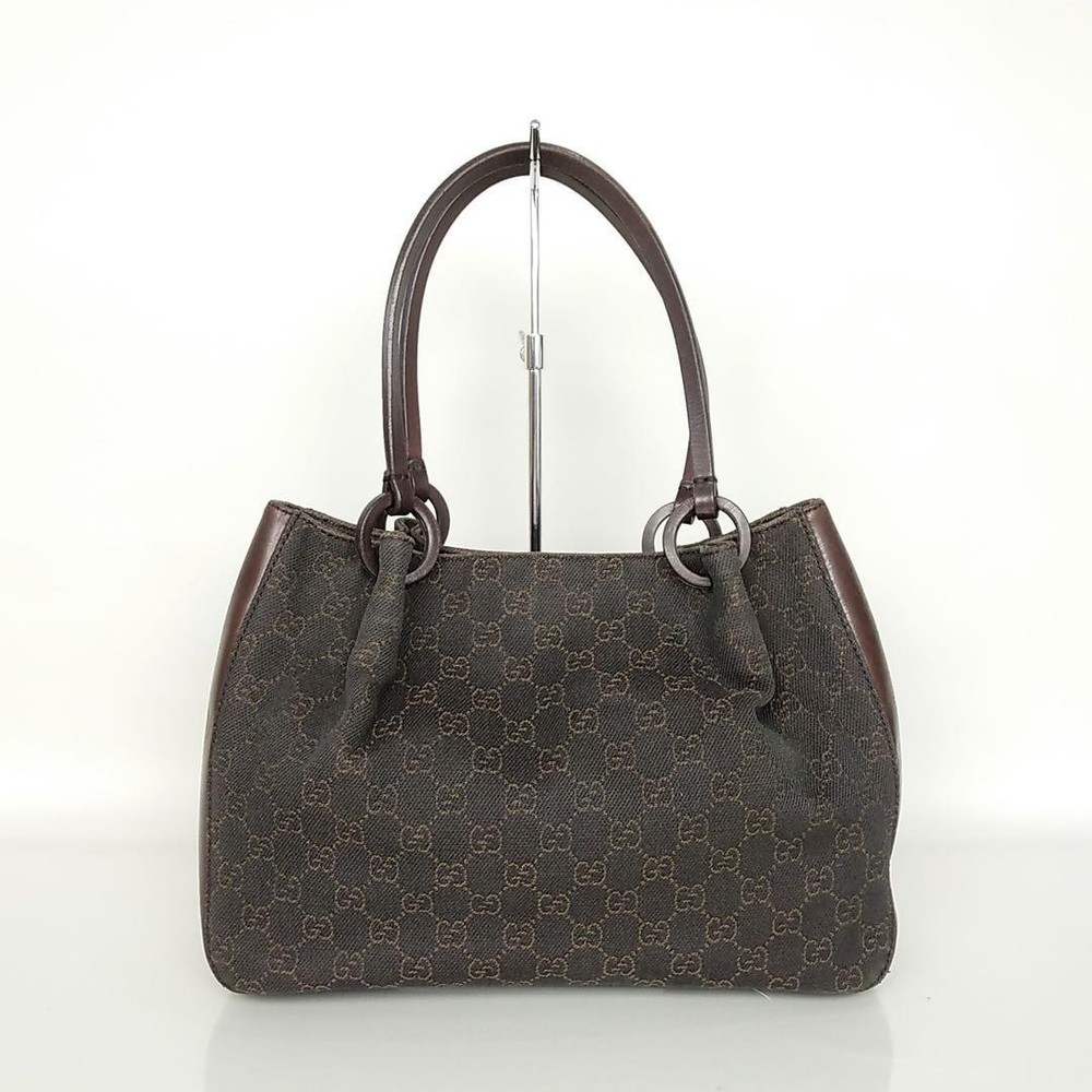 Gucci GG Canvas Dark Brown Handbag 2502 82  