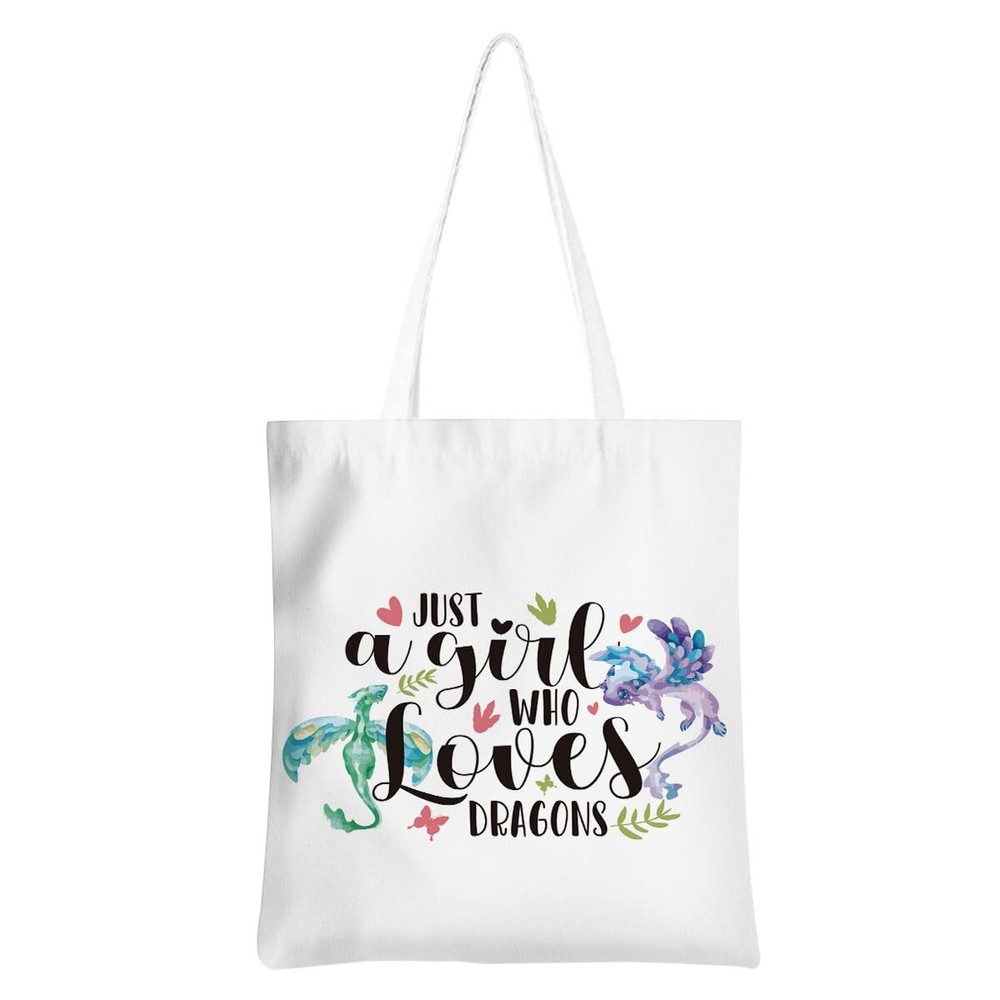 Dragons Gift Tote Bag Dragon Gifts for Dragon Lover Dragon Reusable Grocery B...