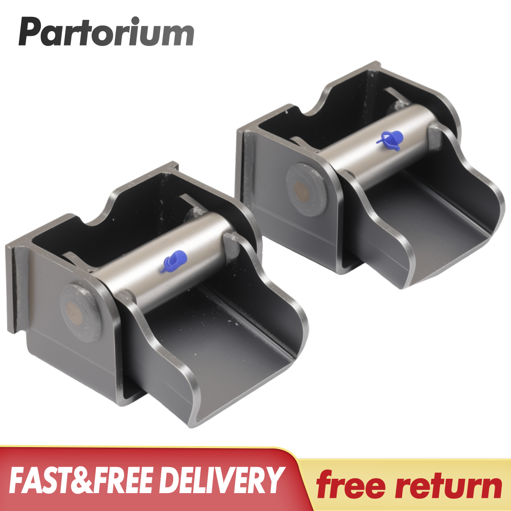 2PCS Dump Truck Trailer Dump Body Hinge Greasable Weld On Solid Steel top