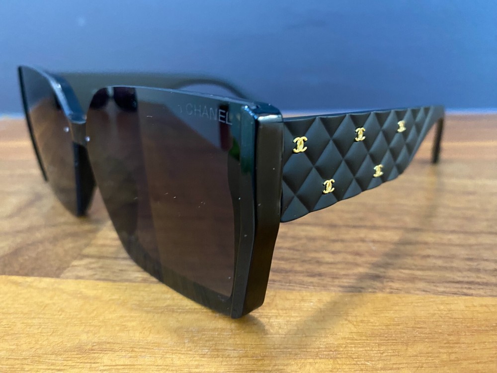 Chanel Oversized Black Sunglasses for Women