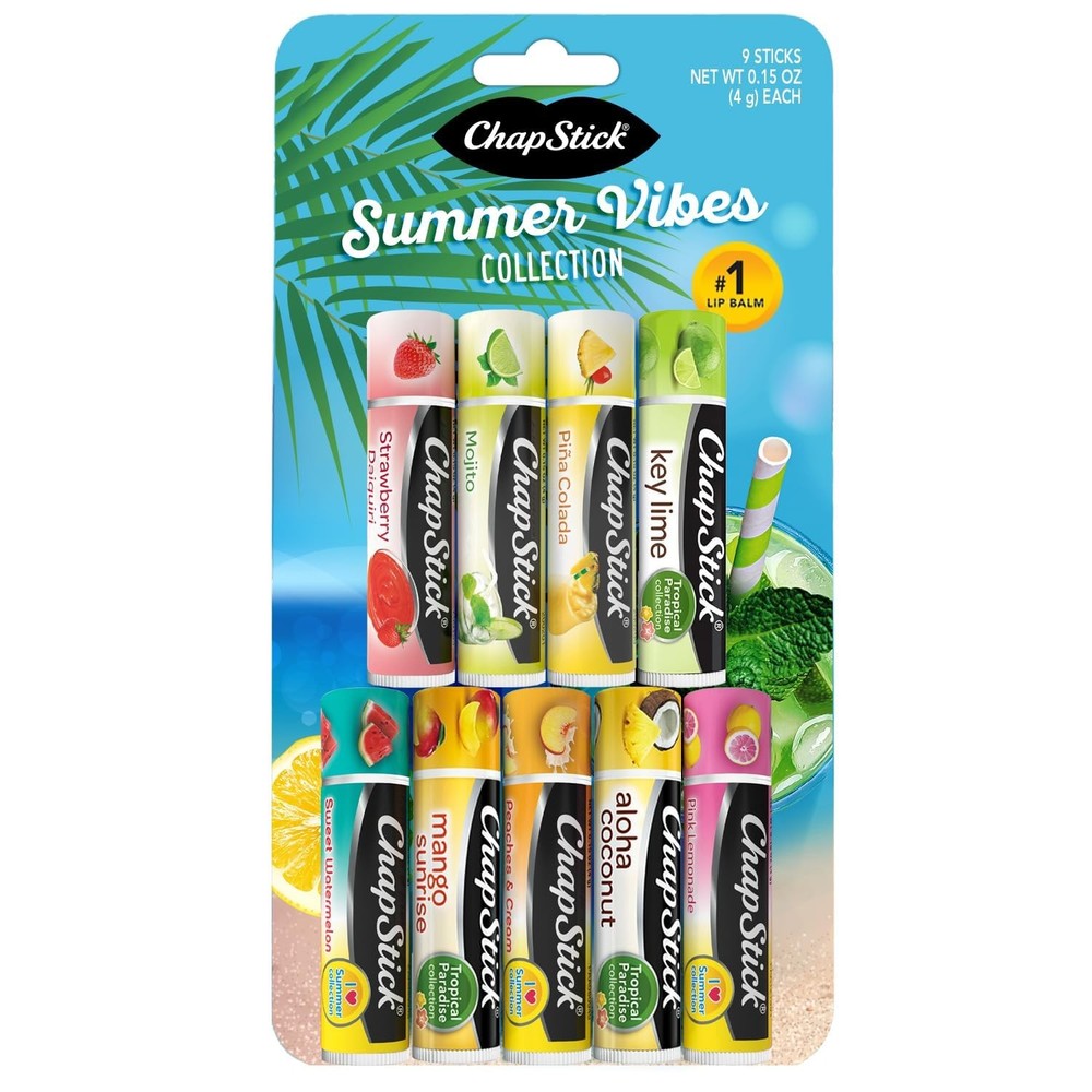 Best Summer Vibes Collection with Tropical Paradise, Mocktail, and I Love Lip Balm