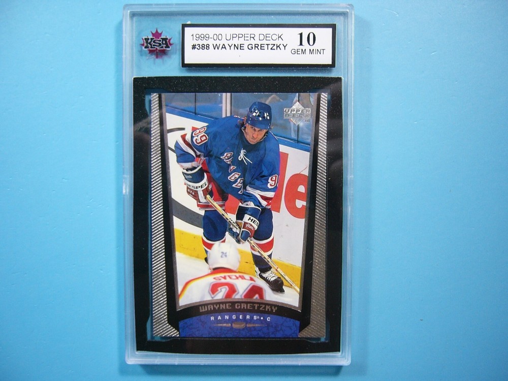 1999/00 UPPER DECK HOCKEY CARD #388 WAYNE GRETZKY CHECKLIST KSA 10 GEM MINT UD