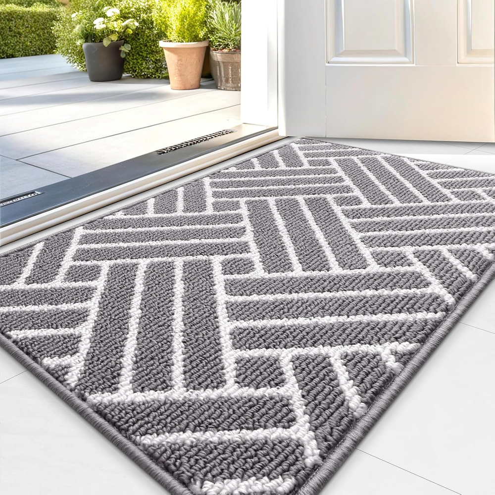 Indoor Door Mat, 32X20 Inch, Dirt Resistant and Absorbent, Non-Slip Rubber Backi