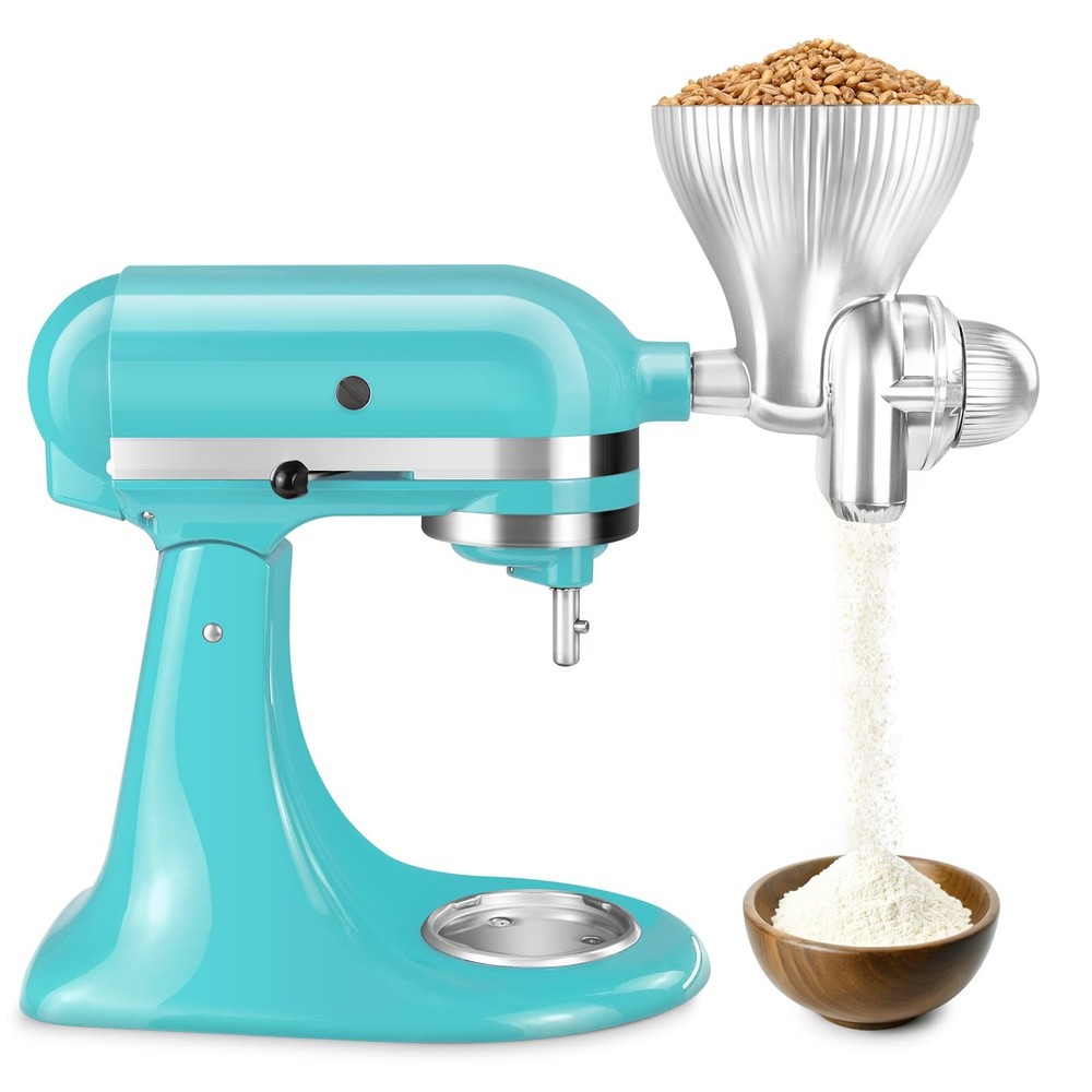 KitchenAid Stand Mixer Grain Mill Attachment for Fresh Flour Grinding