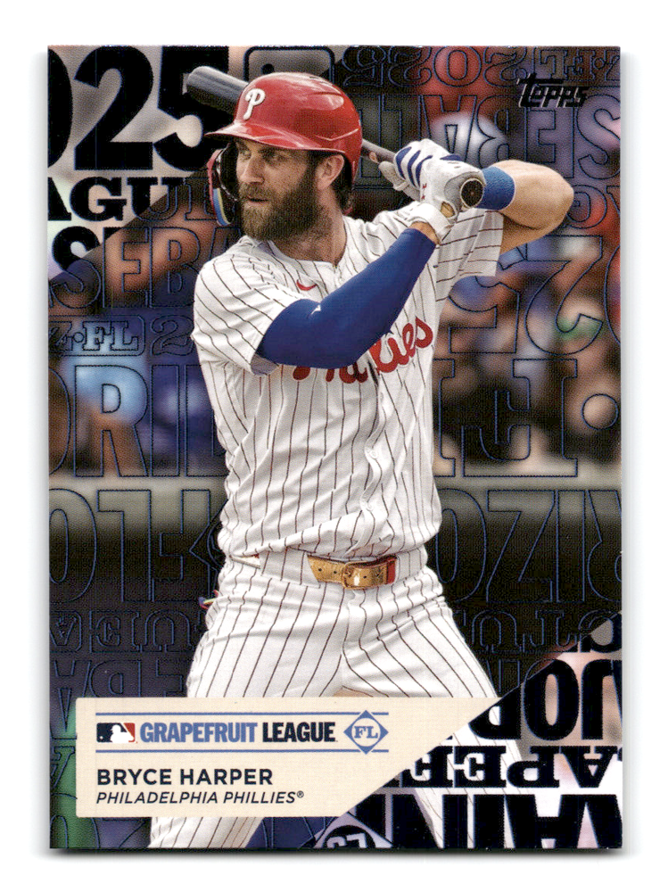 2025 Topps Baseball Series 1 - Bryce Harper Training Grounds (#TG-3)