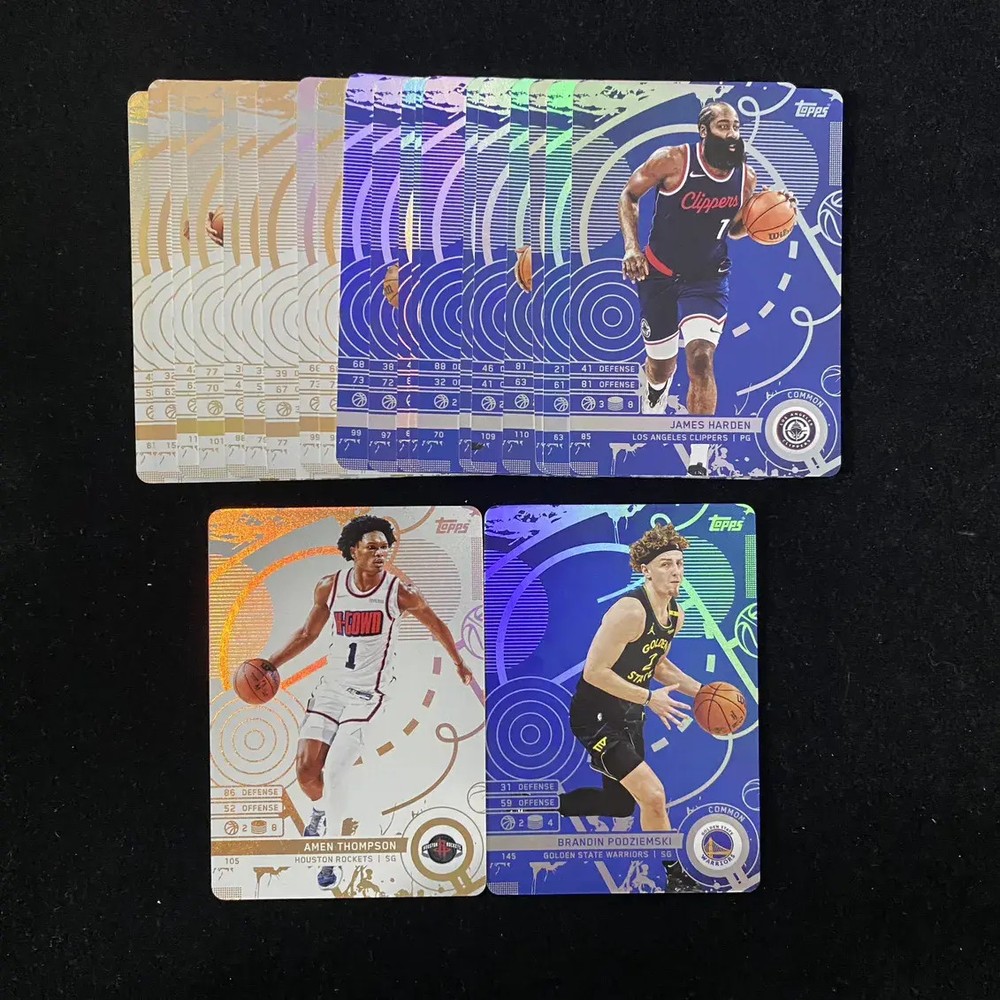 2025-26 Topps Match Attax Common 1:2 James Harden Amen Thompson Lot*22 y21