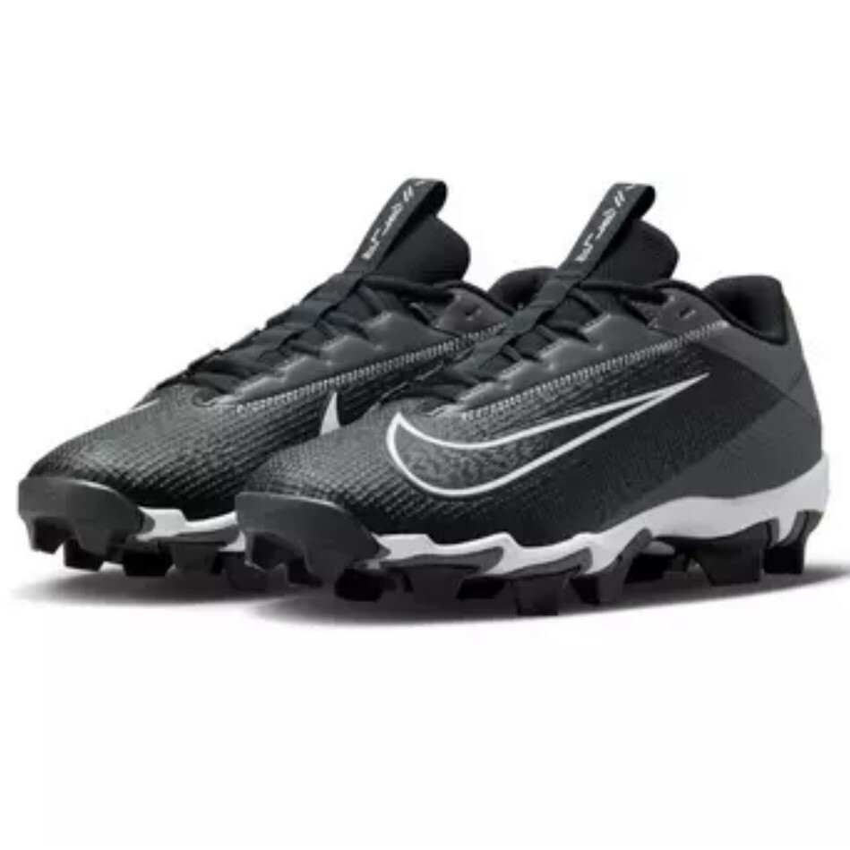 Nike Vapor Edge Shark 2 Black Gray Football Cleats DH5088-010 Mens Size 13 NEW