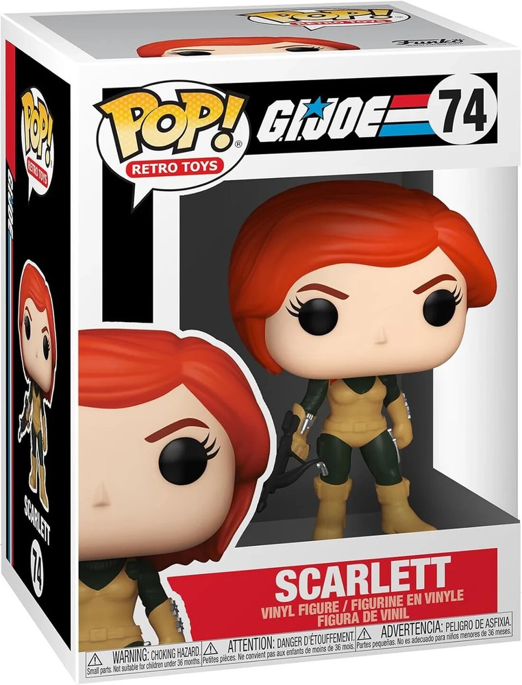 Funko Pop! Movies: G.I. Joe - Scarlett Vinyl Figure