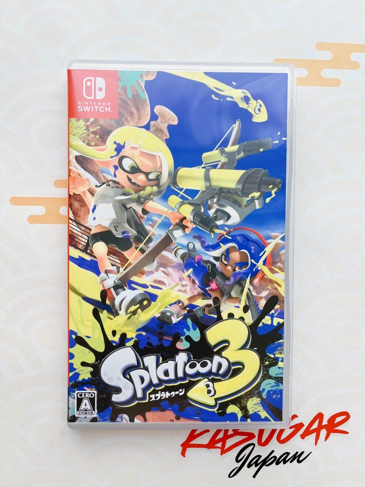 Switch Splatoon 3 Nintendo English Sub Multilingual from Japan