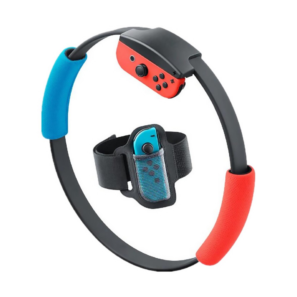 Elastic leg strap and Ring-Con grip cover for Nintendo Switch Ring Fit Adventure