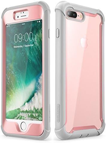 Case for iPhone 8 Plus/iPhone 7 Plus, [Ares] Full-Body Rugged Clear Bumper Case