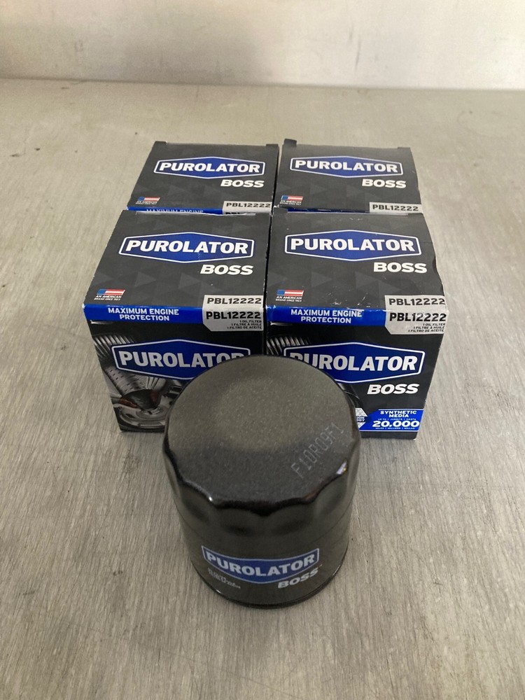 4 Purolator BOSS PBL12222 Oil Filters Fits XG10060 PL12222 M1-113A