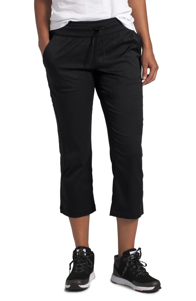 The North Face Aphrodite Motion Water Repellent Capri Pants Black Size XXL $50
