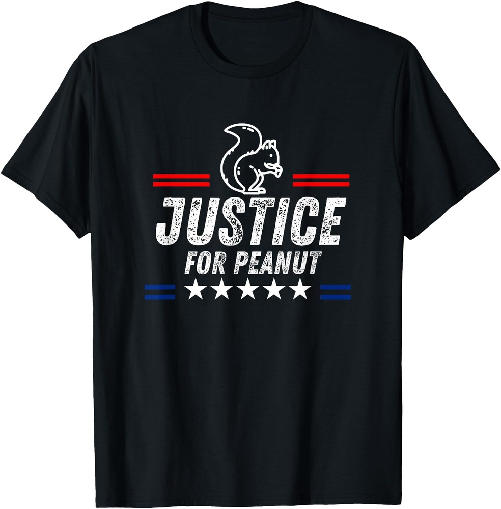 Justice For Peanut The Squirrel T Shirt Men