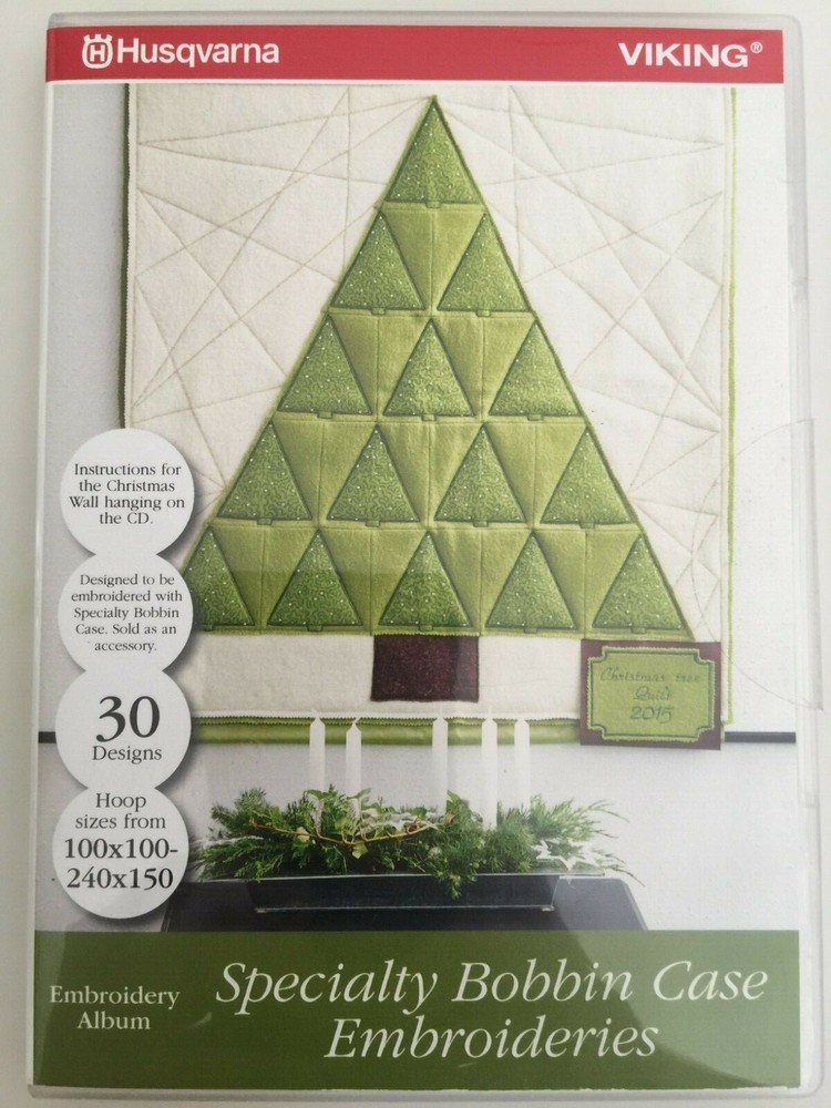 Husqvarna Viking Specialty Bobbin Case Embroideries Collection- 296 #920446-096