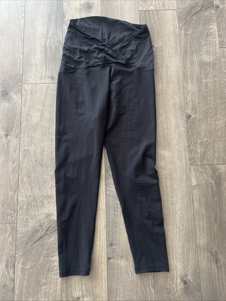 Maternity Black Leggings Black Size Medium Isabel