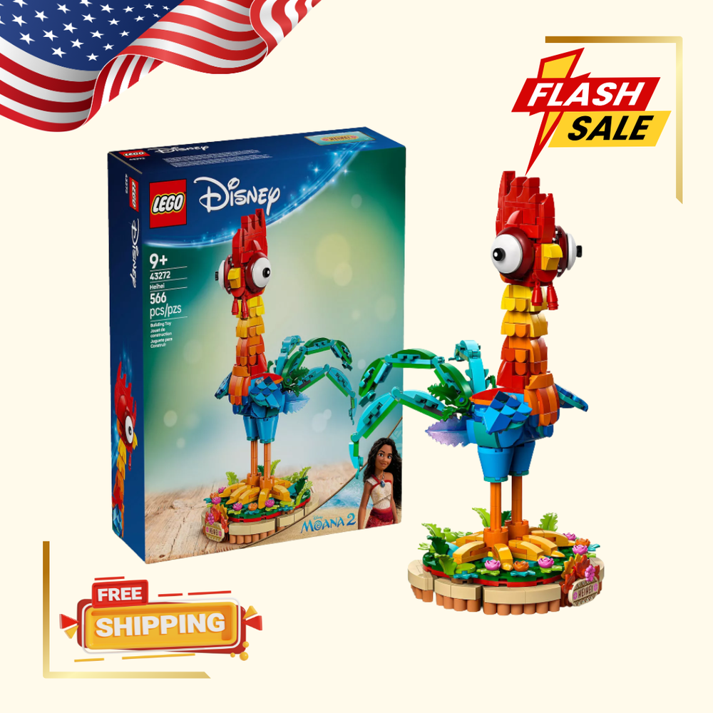 [FASH SALE] LEGO Disney Moana 2 Heihei Buildable Animal Model Kit 43272 NEW 2026-image