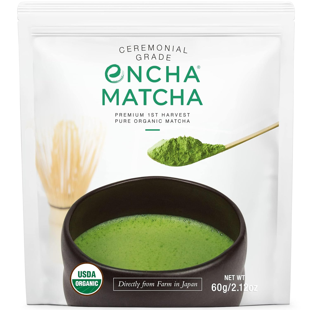 Organic Ceremonial Grade First Harvest Japanese Matcha Green Tea Powder