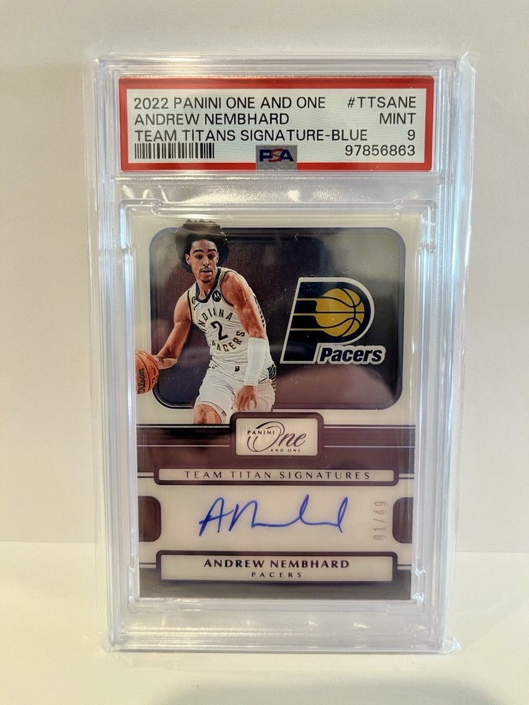 Andrew Nembhard 2022-23 Panini One Auto 1/49 Rookie Indiana Pacers