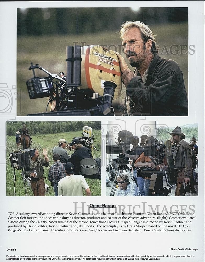 2003 Press Photo Academy Award Winning Director Kevin Costner 