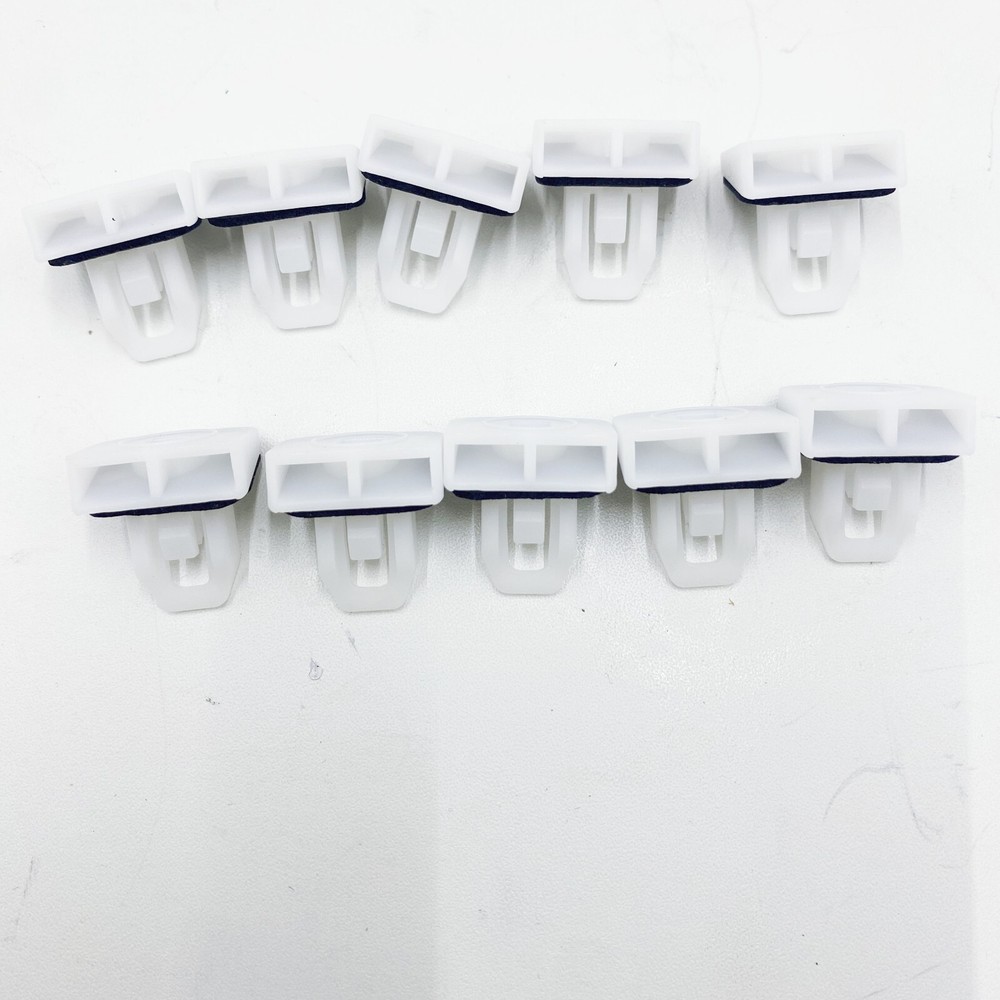 Lexus Bumper Support Plastic Clips 10pcs for RX350 LS460 ES350 IS White