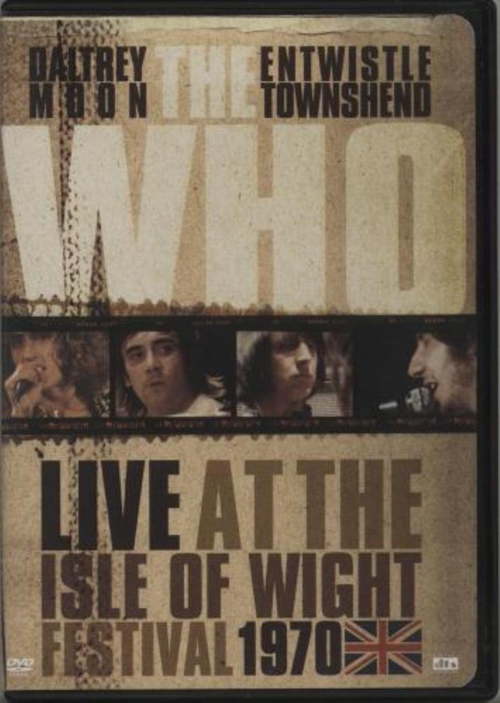 The Who - Live at the Isle of Wight Festival 1970 (DVD) Roger Daltrey Keith Moon