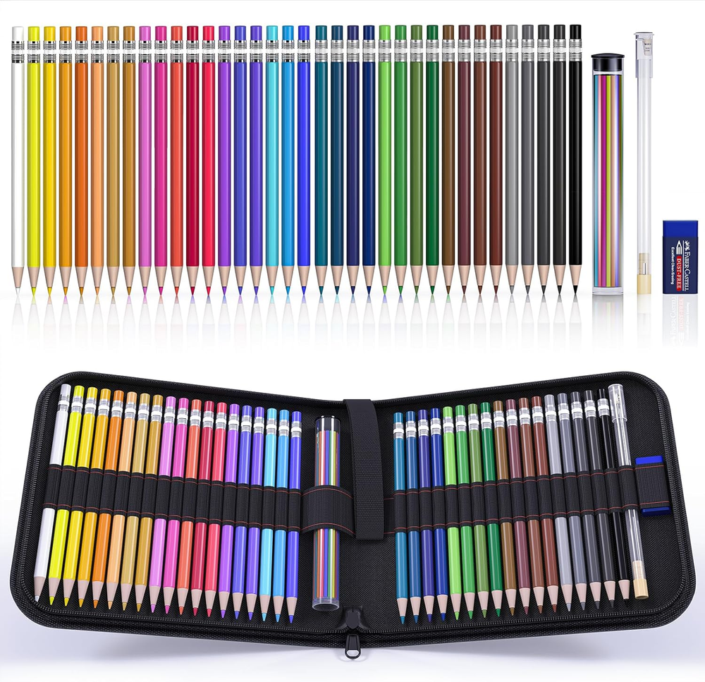 Back to School Supplies Colored Mechanical Pencil 2.6Mm, 36Pcs Erasable Drawing-image