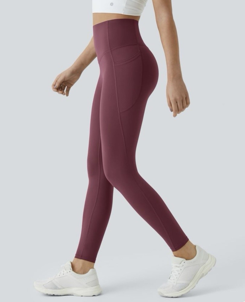 Halara UltraSculpt High Waisted Tummy Control Pocket Leggings Size S NWT