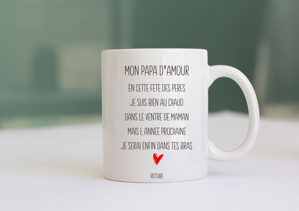 Fathers Day Mug Customizable Future Dad Mug Personalized Future Dad Gift-image