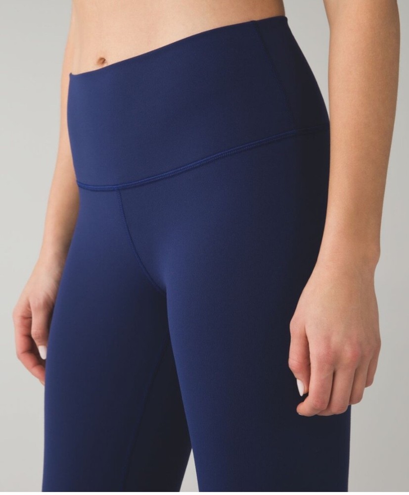 LULULEMON High Times Pant Size 2 Navy Full-On Luon 25 Inch Yoga Leggings