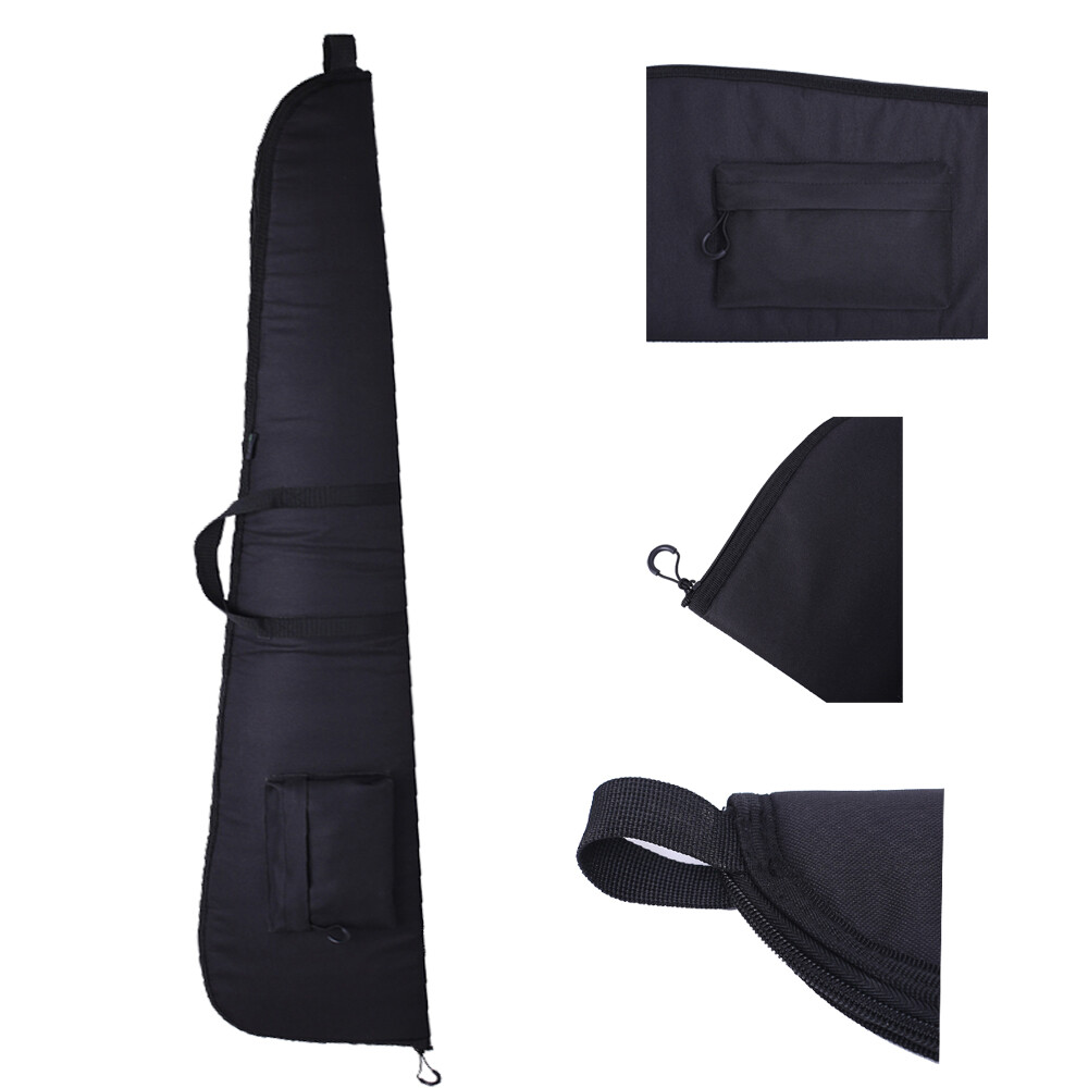 Estuche para escopeta Estuches para rifle de caza sin alcance Bolsa de tiro Funda Negro