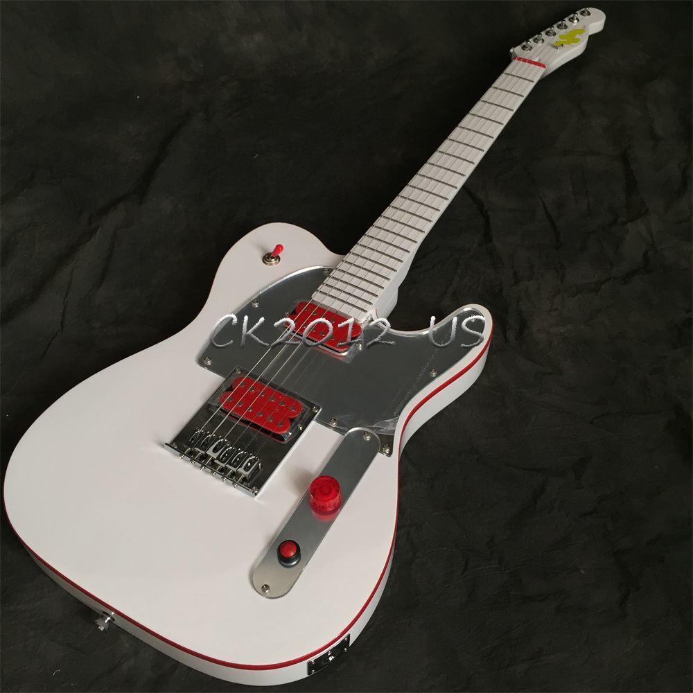 Artist Signature Ghost John 5 TL Electric Guitar Solid Arctic White Killswitch