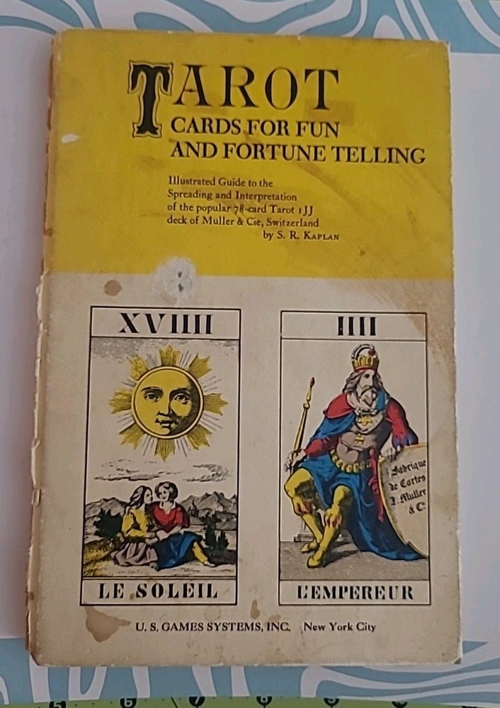 1970 Vintage Tarot Cards for Fun and Fortune Telling Hardcover