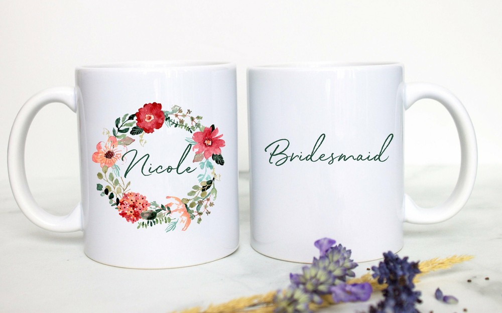 Bridesmaid Proposal Bridesmaid Mug Custom Personalized Mug Bridesmaid Gift