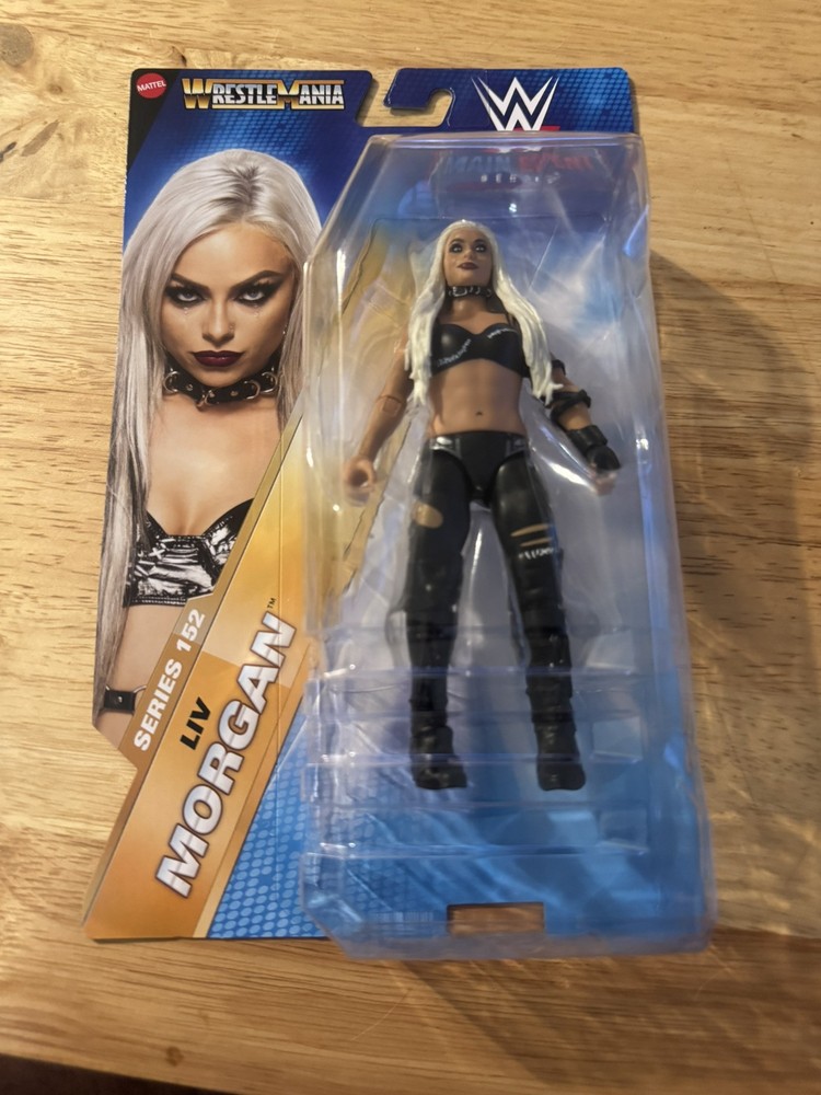 2024 MATTEL~WWE~BASIC SERIES #152~WRESTLEMANIA~LIV MORGAN ~WRESTLING ACT FIG~NEW