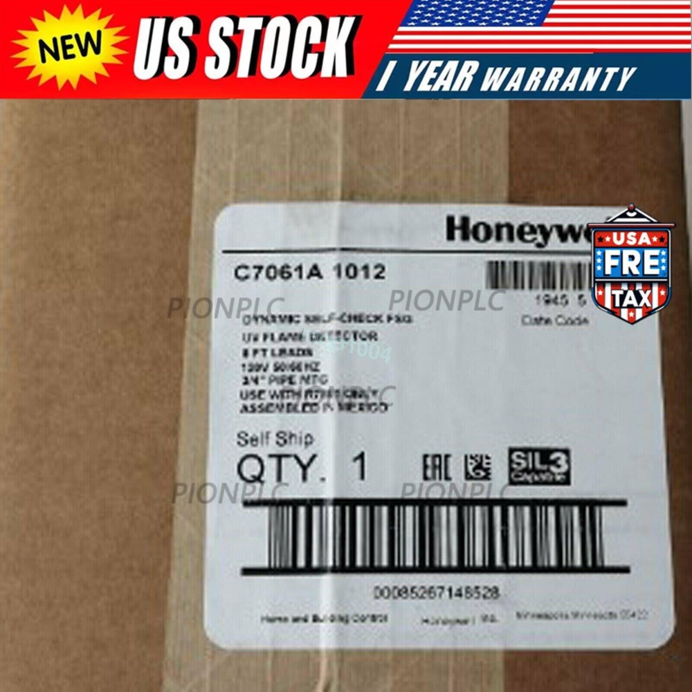 1PC Honeywell C7061A1012 UV Flame Detector C7061A1012 New In Box US Free TAX