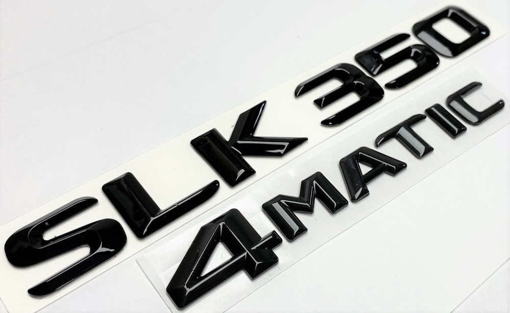 1 SLK350 +4MATIC FOR MERCEDES REAR TRUNK EMBLEM BADGE NAMEPLATE DECAL NUMBER