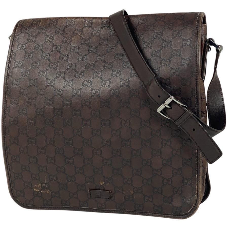 Gucci Guccissima GG Pattern Shoulder Bag Crossbody Pre-Owned Sale-image