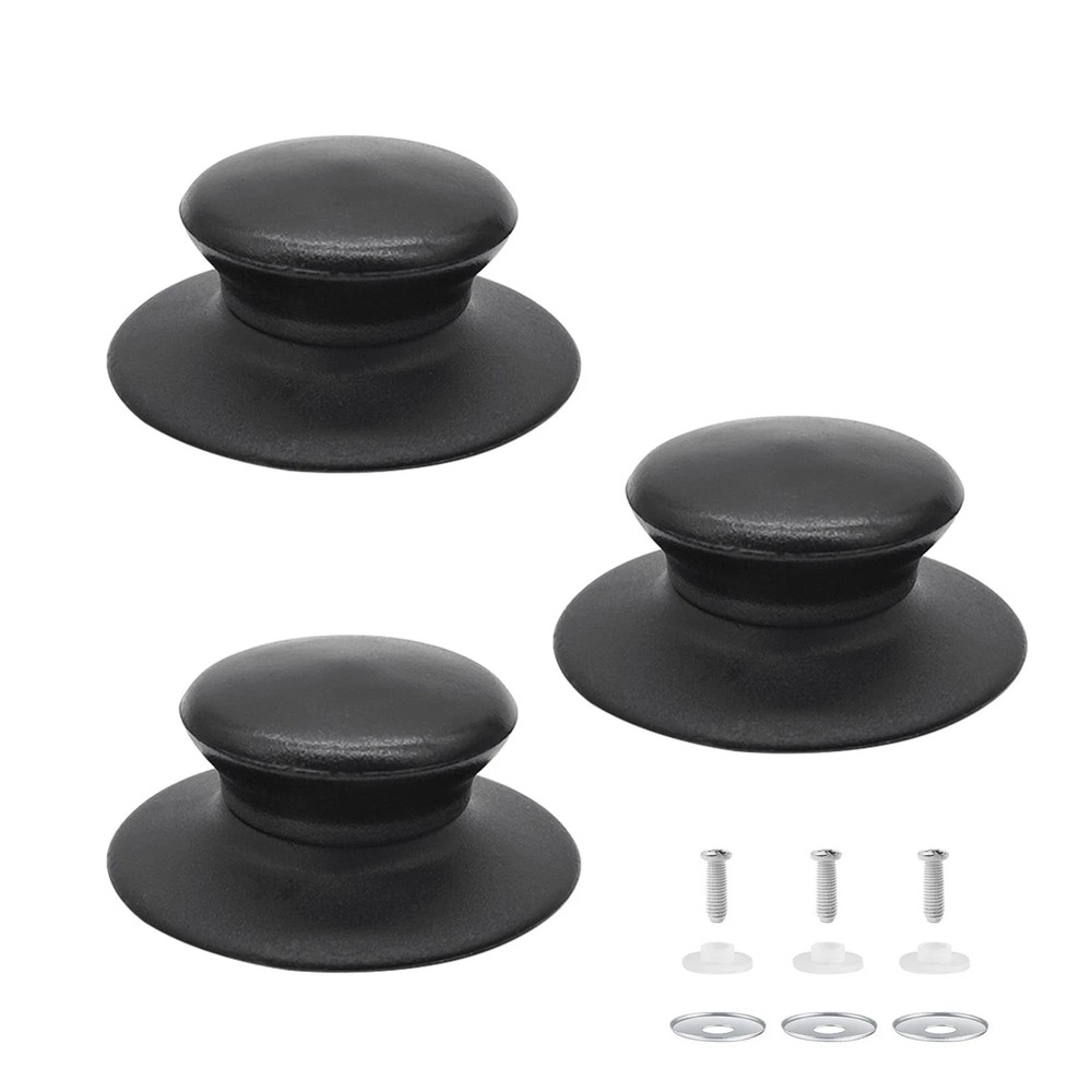 3Pcs Pot Lid Knobs Universal Replacement Pan Lid Cover Knob for Kinds Kitchen Co