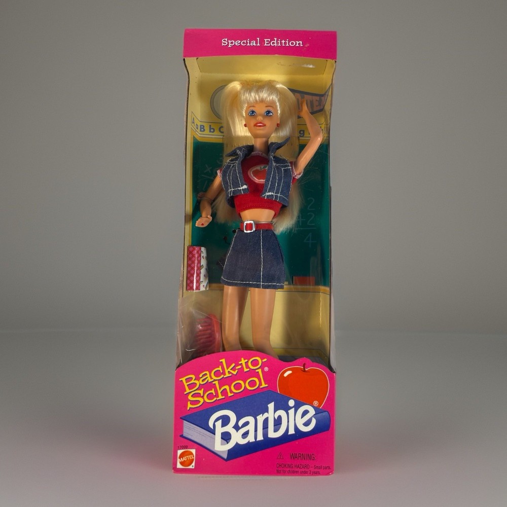 Back to School Barbie Doll Special Edition NRFB Mattel Vintage 1990s-image
