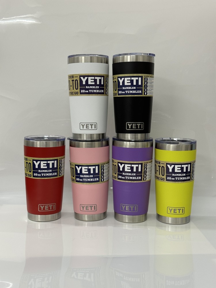 NEW YETI Rambler Tumbler 20 oz With Magslider Lid Us shipping